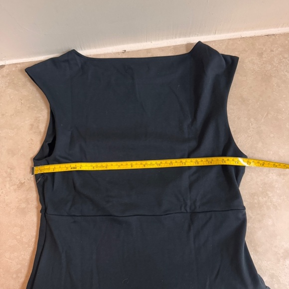 J Crew Black Bubble Hem Mixy Mini Dress Sleeveless Boatneck Womens Size M - Picture 7 of 13